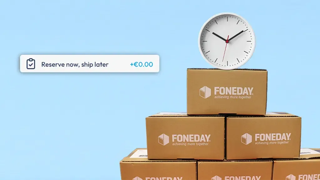 Reserve now, ship later: choose when your order is dispatched